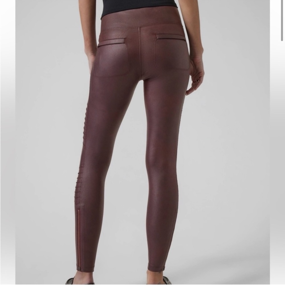 Athleta Gleam Moto Leggings